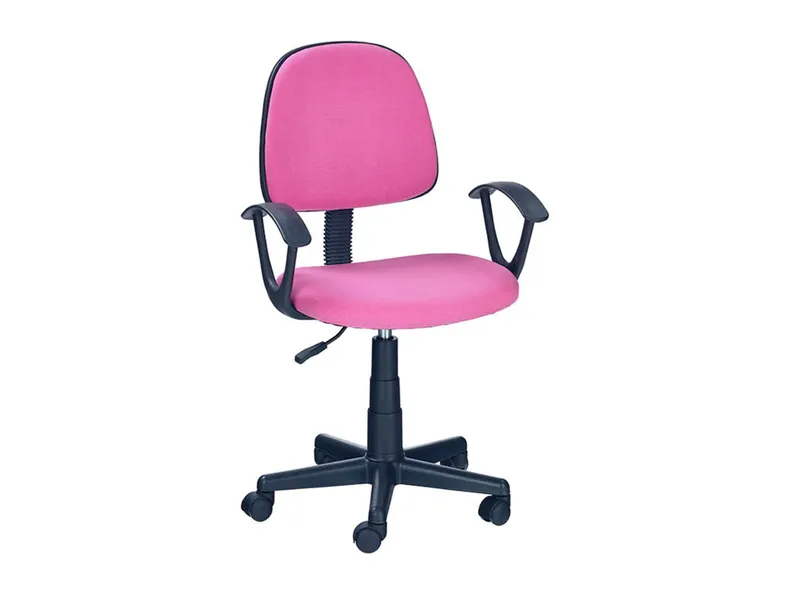 BRW Darian Bis, поворотне крісло рожеве, рожевий/чорний HALM/FOTEL-DARIAN_BIS-ROZOWY фото №1