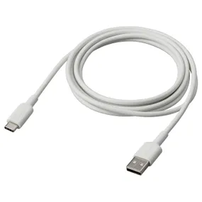 IKEA SITTBRUNN СІТТБРУНН, кабель USB-A–USB-C, білий, 2 m 905.876.85 фото