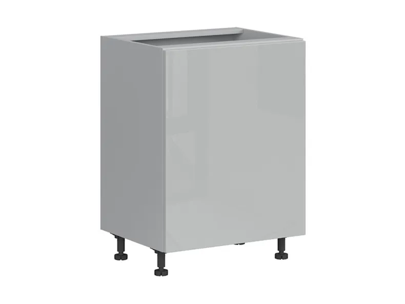 BRW Базовый шкаф Top Line для кухни 60 см правый серый глянец, серый гранола/серый глянец TV_D_60/82_P-SZG/SP фото №2
