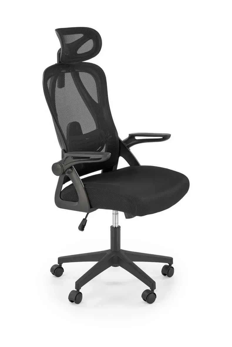 Кресло компьютерное офисное вращающееся HALMAR NEGRO черный фото №1