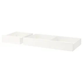 IKEA SONGESAND СОНГЕСАНД, короб під ліжко, комплект із 2 шт., білий, 200 см 303.725.36 фото