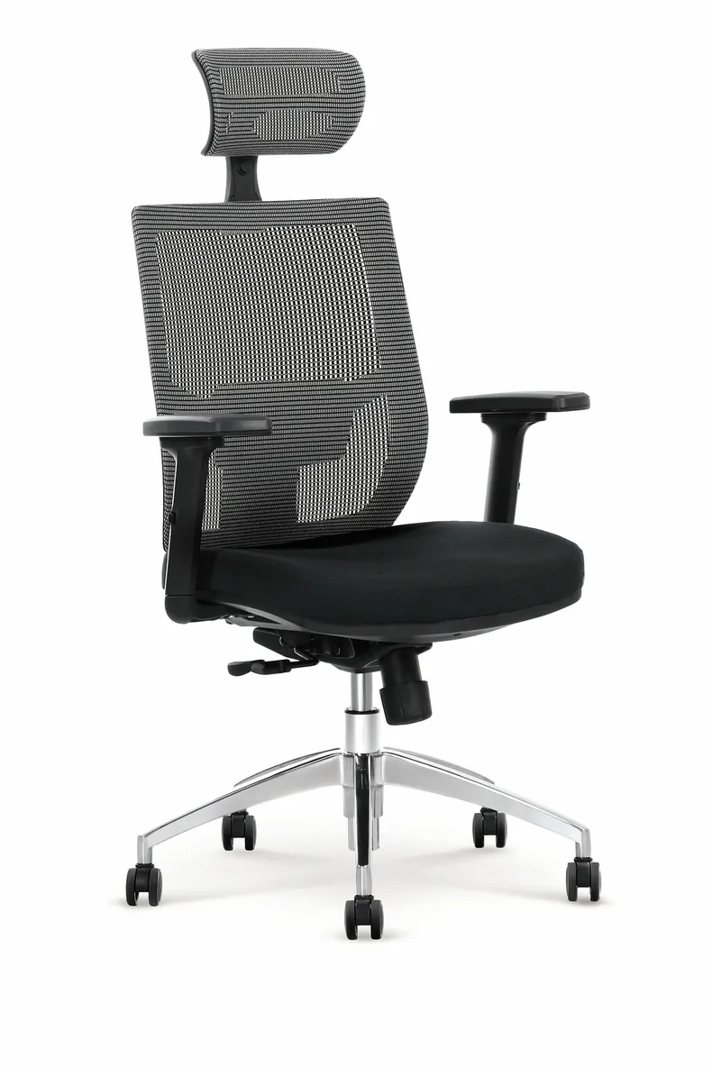 Крісло комп'ютерне HALMAR ADMIRAL сірий/ чорний фото №12