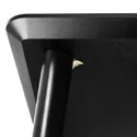 IKEA LISABO ЛИСАБО / IDOLF ИДОЛЬФ, стол и 4 стула, чёрный / черный, 140x78 см 192.521.87 фото thumb №5