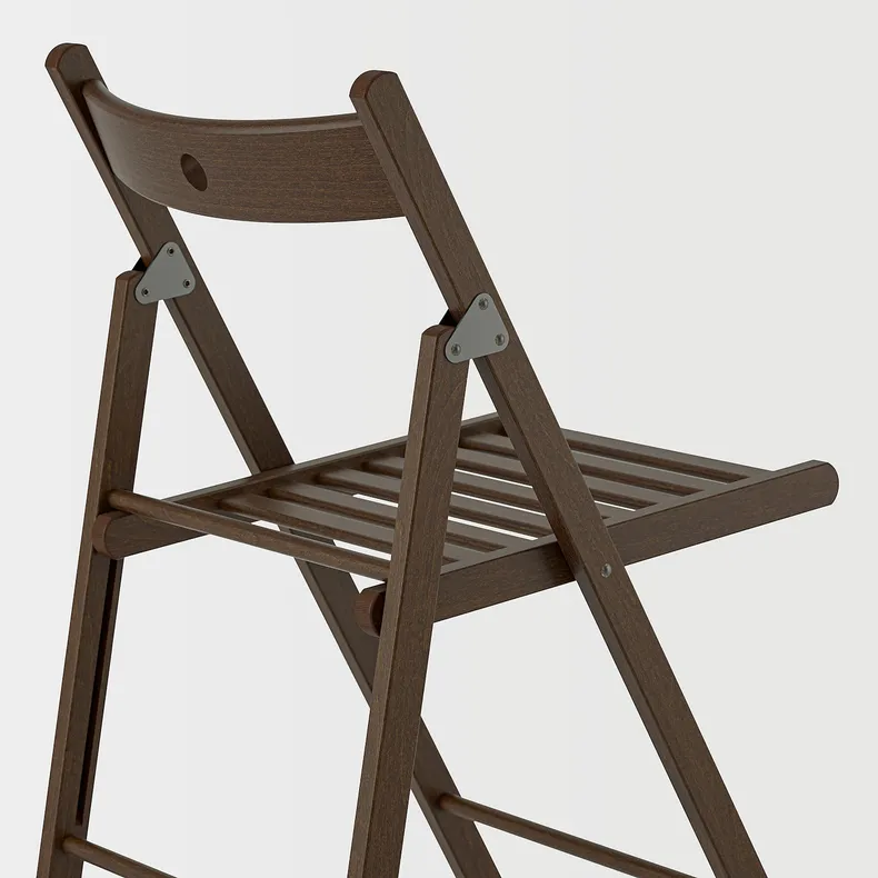 IKEA FRÖSVI ФРЁСВИ, стул складной, коричневый 405.343.26 фото №3