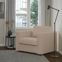 IKEA VIMLE ВІМЛЕ, крісло, ХАЛЛАРП бежевий 194.771.58 фото thumb №2