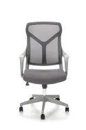 Кресло компьютерное офисное вращающееся HALMAR SANTO, серое фото thumb №9