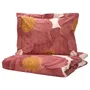 IKEA SVARTKLINT СВАРТКЛІНТ, підковдра і 2 наволочки, світло-рожевий / темно-рожевий, 200x200 / 50x60 см 905.410.08 фото