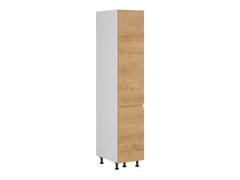 BRW Кухонный шкаф Sole высотой 40 см с корзиной для груза дуб арлингтон, альпийский белый/арлингтонский дуб FH_DC_40/207_CC-BAL/DAANO фото №2