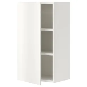 IKEA ENHET ЭНХЕТ, навесной шкаф с 2 полками / дверцей, белый, 40x32x75 см 193.209.97 фото