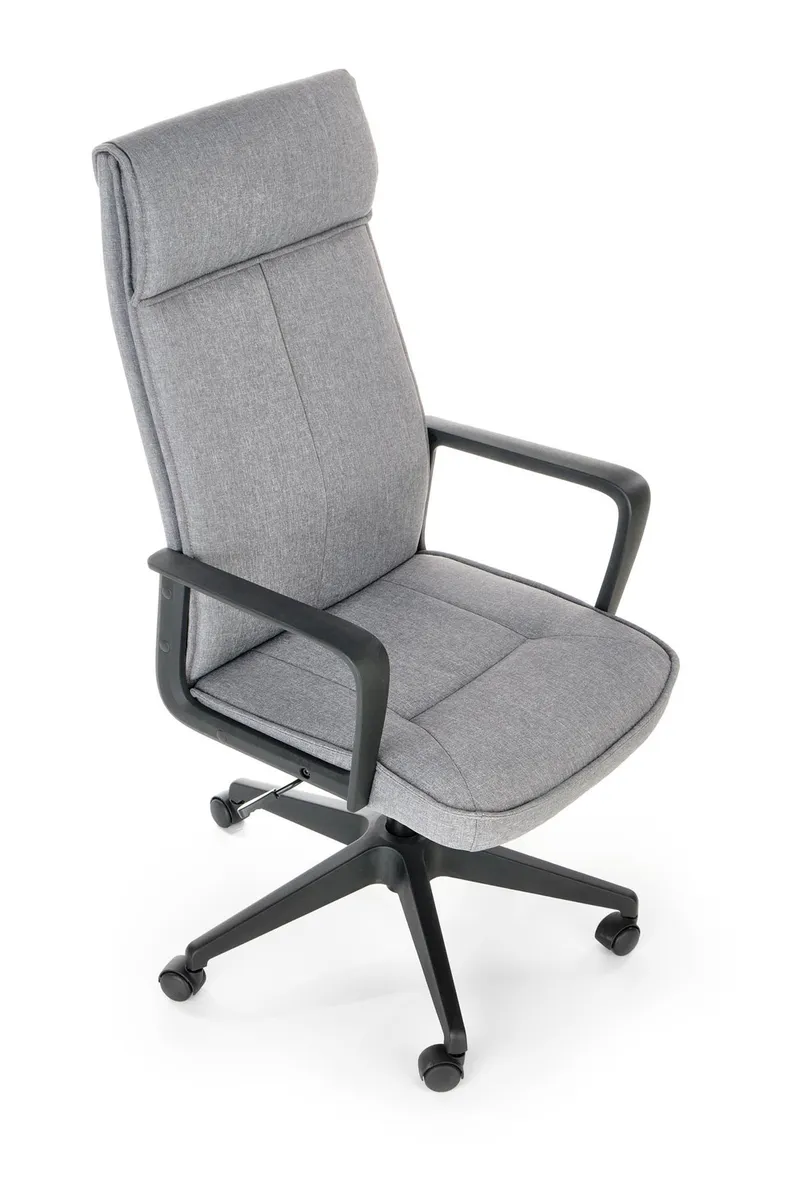 Крісло комп'ютерне офісне обертове HALMAR PIETRO, тканина, сірий фото №10