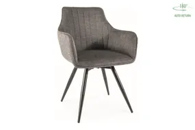 Обеденный стул поворотный SIGNAL BALLO BREGO 18 темно-серый фото