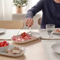 IKEA GODMIDDAG ГОДМІДДАГ, сервірувальна тарілка, білий, 32x18 см 804.772.01 фото thumb №4