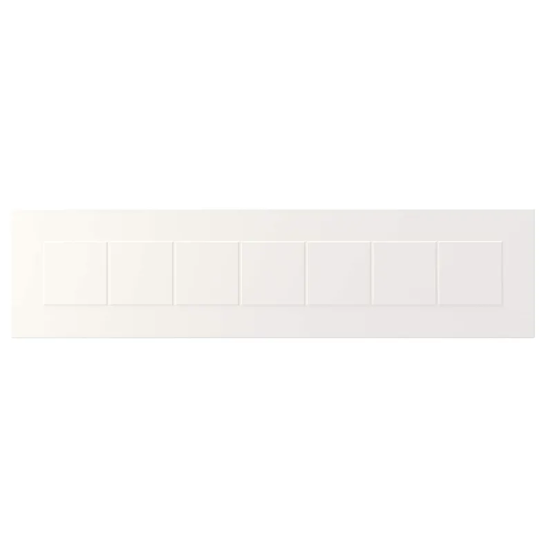 IKEA STENSUND СТЕНСУНД, фронтальна панель шухляди, білий, 80x20 см 804.505.79 фото №1