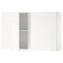 IKEA KNOXHULT КНОКСХУЛЬТ, шафа навісна із дверцятами, глянцевий білий, 120x75 см 103.268.09 фото thumb №1