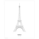 IKEA BILD БИЛЬД, постер, Эйфелева башня, Париж, 40x50 см 205.815.97 фото thumb №1
