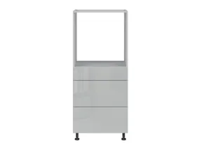 BRW Встроенный кухонный шкаф Top Line 60 см с ящиками серый глянец, серый гранола/серый глянец TV_DPS_60/143_2SMB/SMB-SZG/SP фото