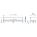 IKEA LACK ЛАКК, тумба під телевізор, чорно-коричневий, 120x35x36 см 204.989.37 фото thumb №6