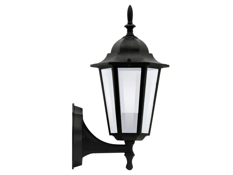 BRW Вуличний настінний світильник Liguria алюмінієвий чорний 093432 фото №1