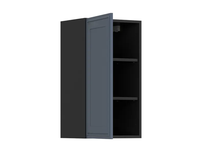 BRW Верхний кухонный шкаф Верди 40 см левый мистик матовый, черный/матовый FL_G_40/72_L-CA/MIM фото №3