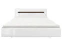 BRW Кровать двуспальная с ламелями BRW AZTECA TRIO 160х200 см, белый/глянцевый белый LOZ/160-BI/BIP фото thumb №5