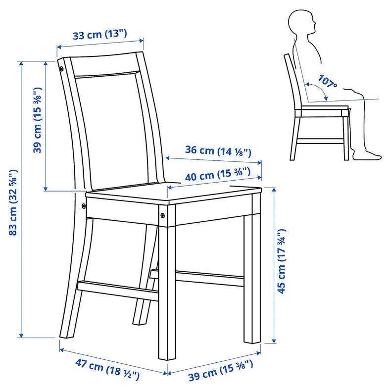 IKEA PINNTORP ПИННТОРП / PINNTORP ПИННТОРП, стол и 4 стула, светло-коричневое пятно красное пятно / красное пятно, 125 см 194.844.51 фото №6