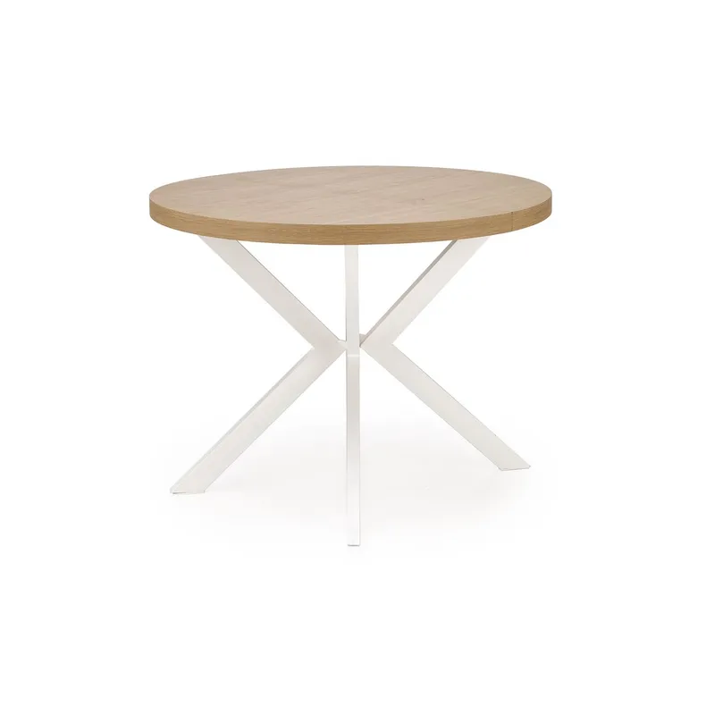 Розкладний стіл HALMAR PERONI 100-250x100 см золотий дуб - білий фото №10