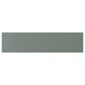 IKEA BODARP БОДАРП, фронтальна панель шухляди, сіро-зелений, 80x20 см 804.355.55 фото thumb №1