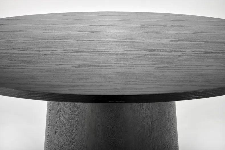 Круглий стіл HALMAR GINTER 120x120 см, чорний фото №9