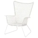 IKEA HÖGSTEN ХЭГСТЕН, садовое кресло, белый 502.098.65 фото thumb №1