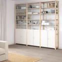 IKEA IVAR ИВАР, шкаф с дверями, белый, 80x83 см 303.815.93 фото thumb №5