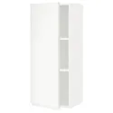 IKEA METOD МЕТОД, навесной шкаф с полками, белый / Воксторп матовый белый, 40x100 см 794.644.45 фото thumb №1