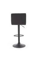 Барный стул HALMAR H89, ножка – черная, обивка - темно-серый фото thumb №9