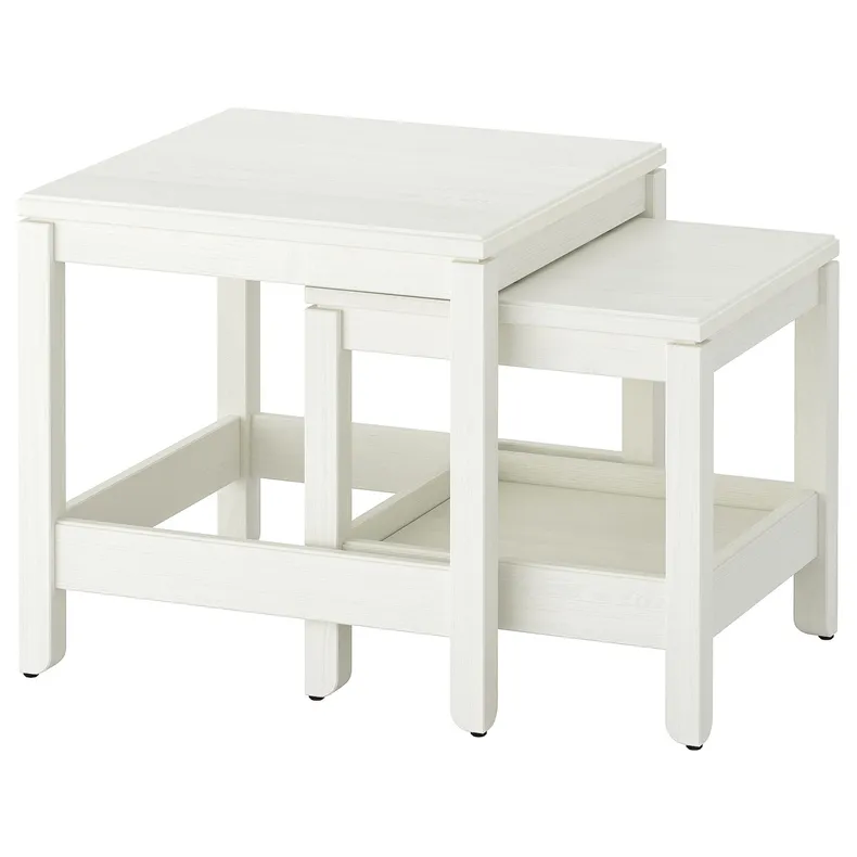 IKEA HAVSTA ХАВСТА, комплект столов, 2 шт, белый 604.042.01 фото №1