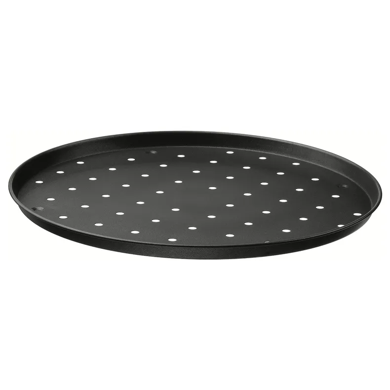 IKEA MÅNTAGG МОНТАГГ, деко для піци, антипригарне покриття темно-сірого кольору, 37 см 705.562.94 фото №1