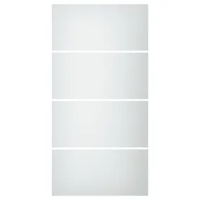 IKEA SVARTISDAL СВАРТІСДАЛЬ, 4 панелі для рами розсувних дверцят, білий імітаційний папір, 100x201 см 204.735.69 фото