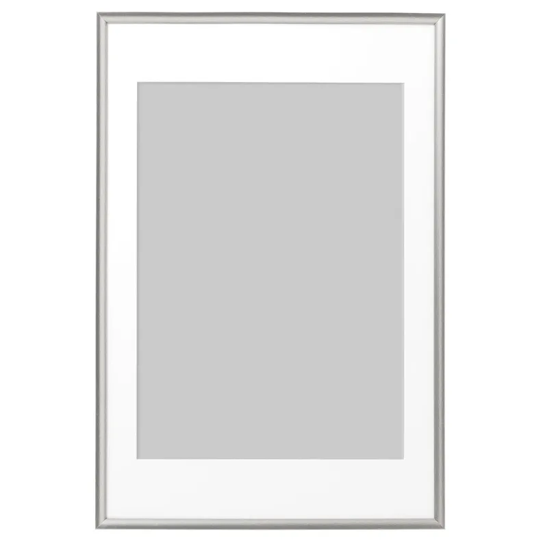 IKEA SILVERHÖJDEN СІЛВЕРХОЙДЕН, рамка, срібло, 61x91 см 802.982.90 фото №1