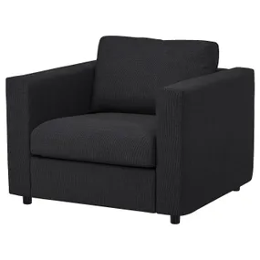 IKEA VIMLE ВІМЛЕ, крісло, Горючий антрацит 694.771.32 фото
