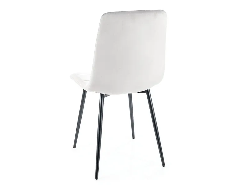 Кухонный стул SIGNAL MILA D Velvet, Bluvel 14 - серый фото №5