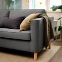 IKEA PÄRUP ПЭРУП, 3-местный диван, Серый цвет 793.894.65 фото thumb №4