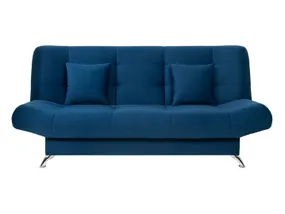 BRW Трехместный раскладной диван BRW VIOLA с контейнером, велюр темно-синий WE-VIOLA-3K-G2_BB082C фото