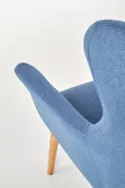 Кресло мягкое HALMAR COTTO синий фото thumb №3