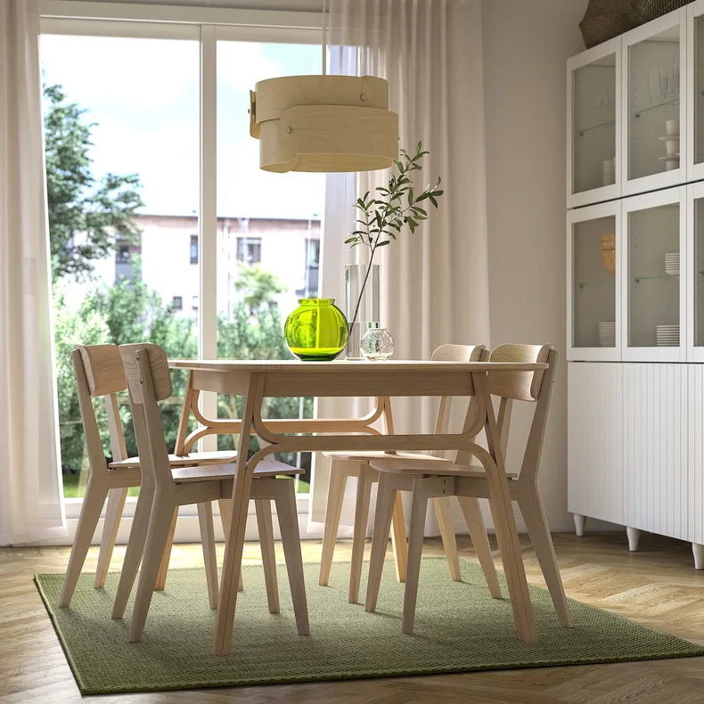 IKEA MORUM МОРУМ, килим, пласке плетіння, приміщ/вул, зелений, 160x230 см 505.691.41 фото №4