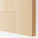 IKEA PAX ПАКС / BERGSBO БЕРГСБУ, гардероб, комбинация, белый крашеный дуб, 150x60x236 см 493.362.75 фото thumb №3