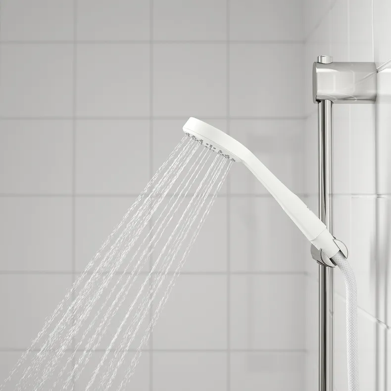 IKEA LILLREVET ЛІЛЛЬРЕВЕТ, ручний душ із 1 режимом подачі води, білий 303.426.29 фото №4