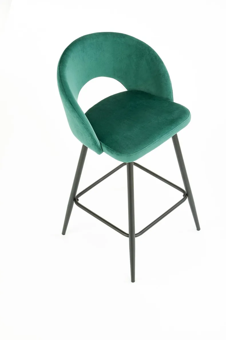 Барный стул HALMAR H96 хокер темно-зеленый фото №8