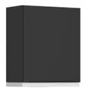 BRW Верхний кухонный шкаф Sole L6 60 см с вытяжкой слева черный матовый, черный/черный матовый FM_GOO_60/68_P_FL_BRW-CA/CAM/BI фото thumb №2