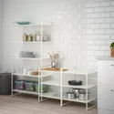 IKEA JONAXEL ЙОНАКСЕЛЬ, открытая комбинация д / хранения, белый, 182x51x160 см 692.972.87 фото thumb №2