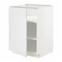 IKEA METOD МЕТОД, підлогова шафа з полицями, білий / стенсундський білий, 60x60 см 394.581.06 фото
