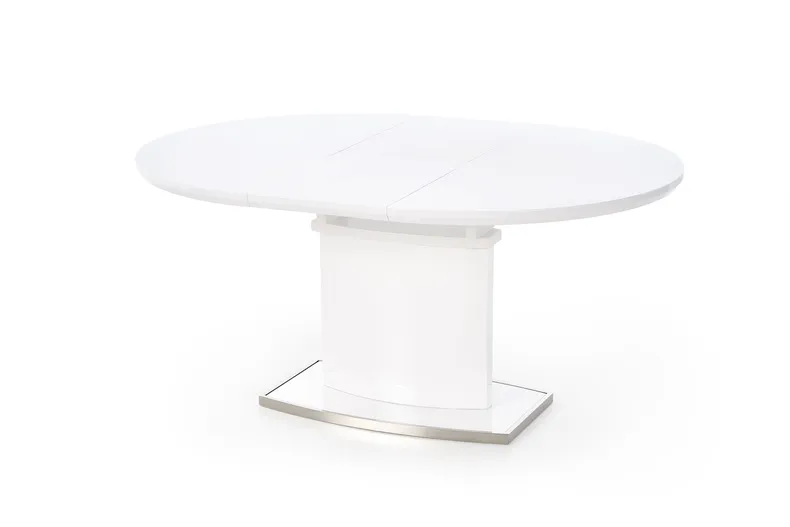 Кухонний стіл розкладний HALMAR FEDERICO 120-160x120 см білий, PRESTIGE LINE фото №2