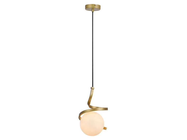 BRW Металлический подвесной светильник Sarabi в золотом цвете 092935 фото №3